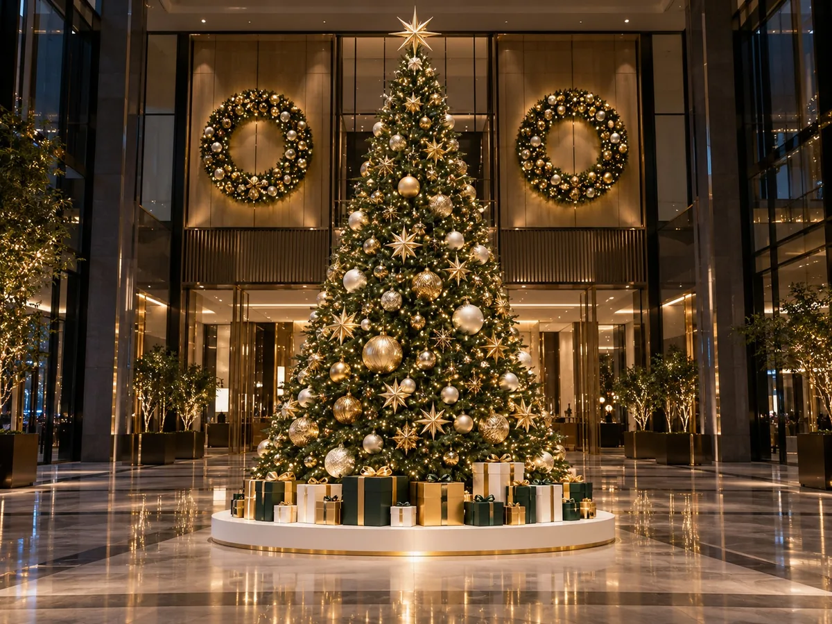 クリスマス装飾・ツリーの仕上がりイメージ