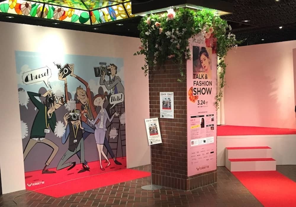 ファッションウィーク福岡2018様 トーク＆ファッションショーステージ施工