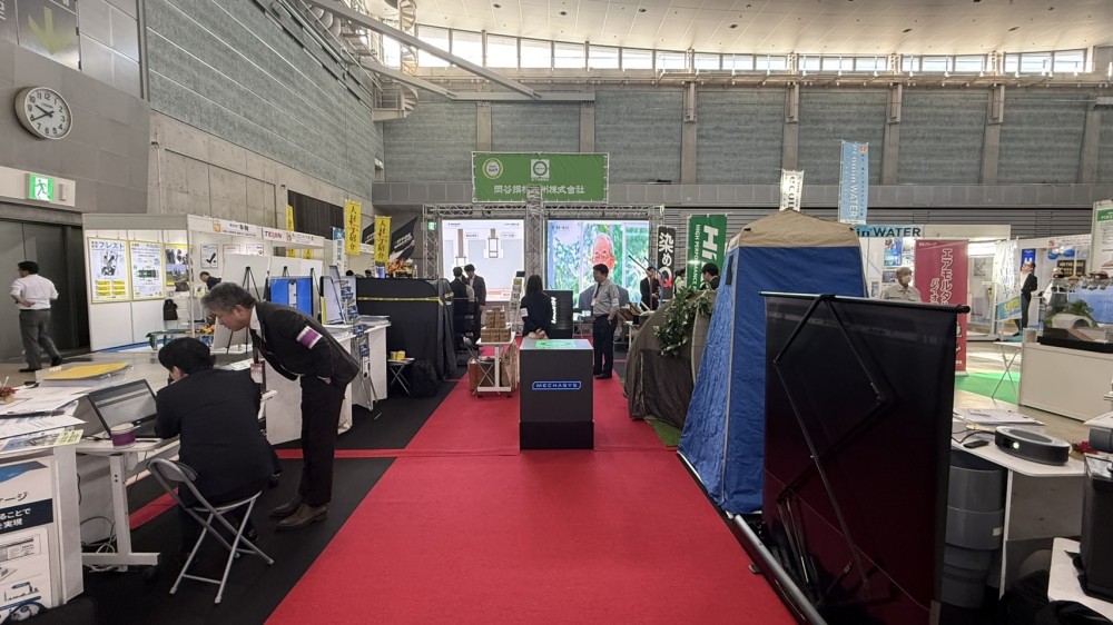 先進建設・防災・減災技術フェア in 熊本2024 展示ブース施工