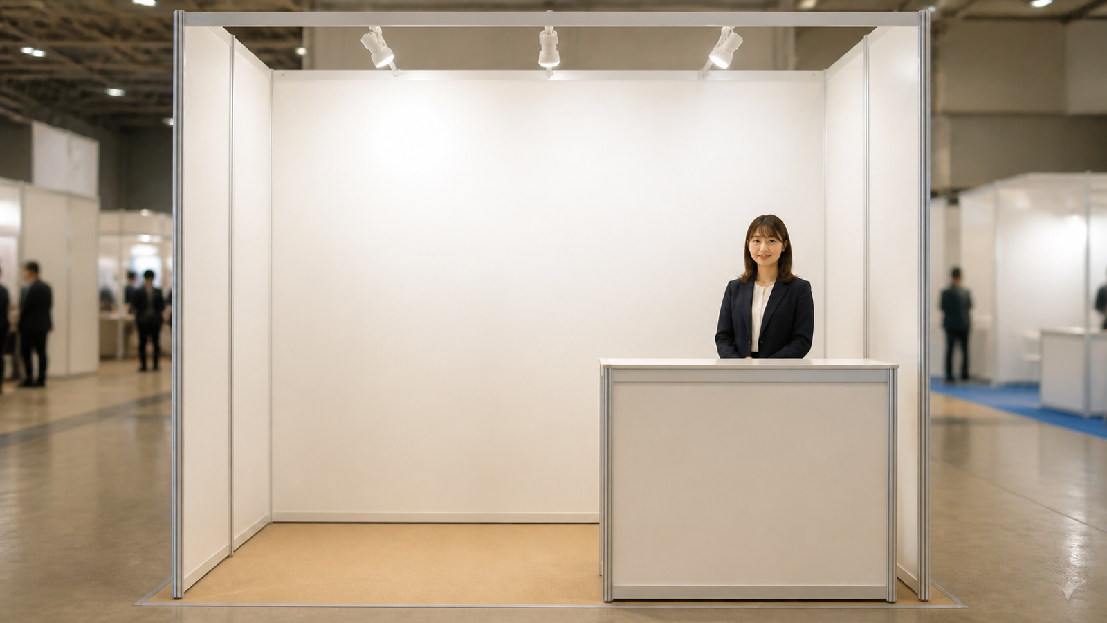 展示会ブースのデザイン｜1小間のレイアウトと造作の選び方