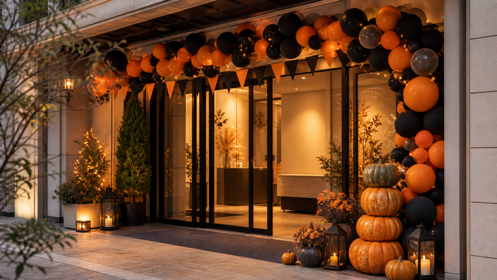 店舗のハロウィン装飾はいつから？飾り付けのアイデアと進め方