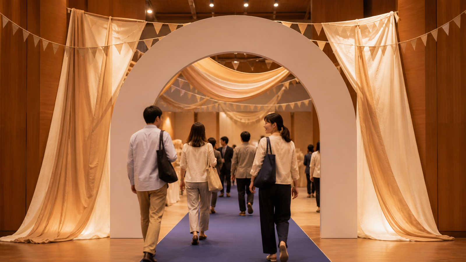 イベント会場の装飾｜入口・ステージ・通路の飾り方と進め方
