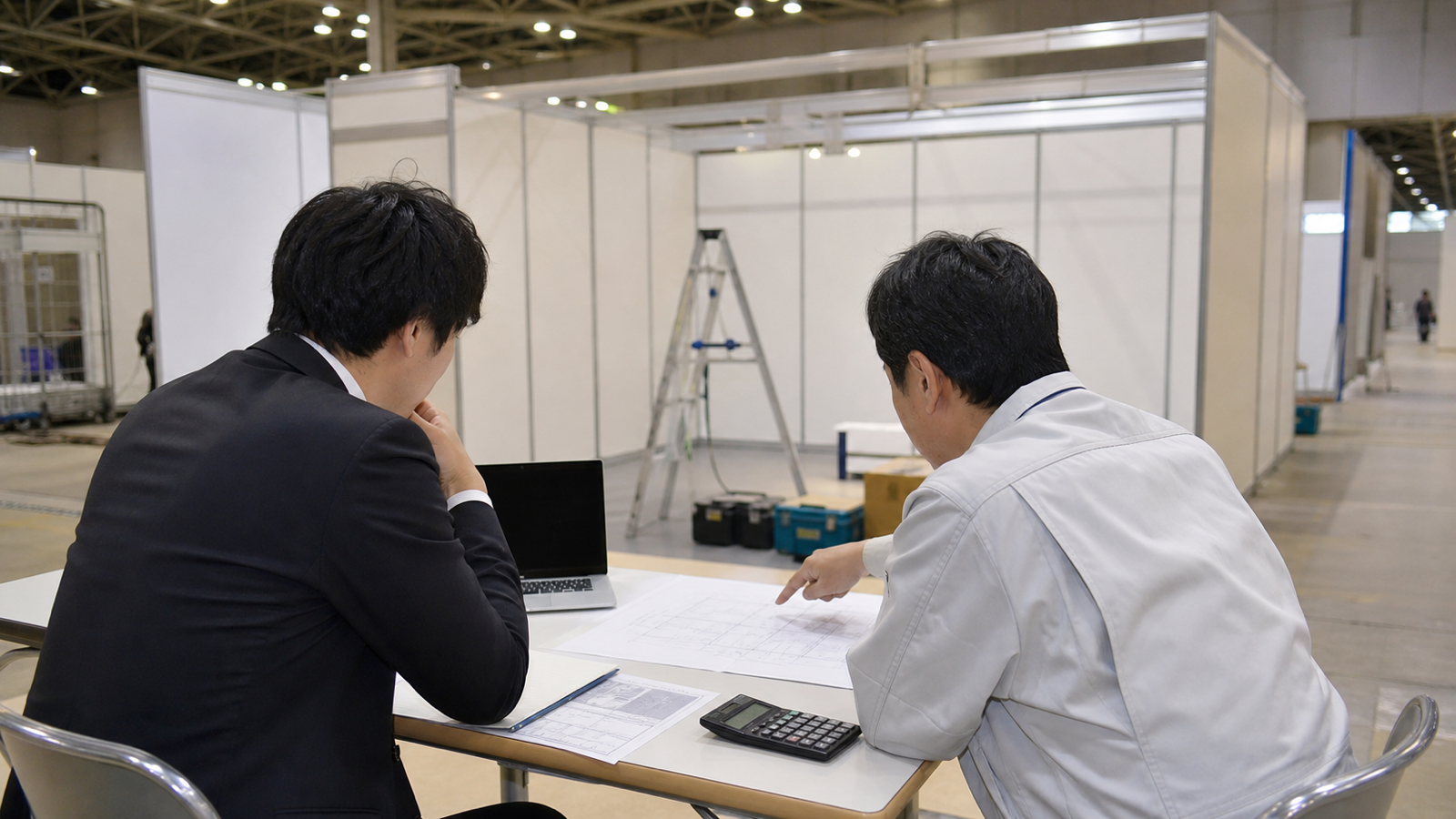 展示会ブースの費用はいくら？1小間の相場と安くする順番