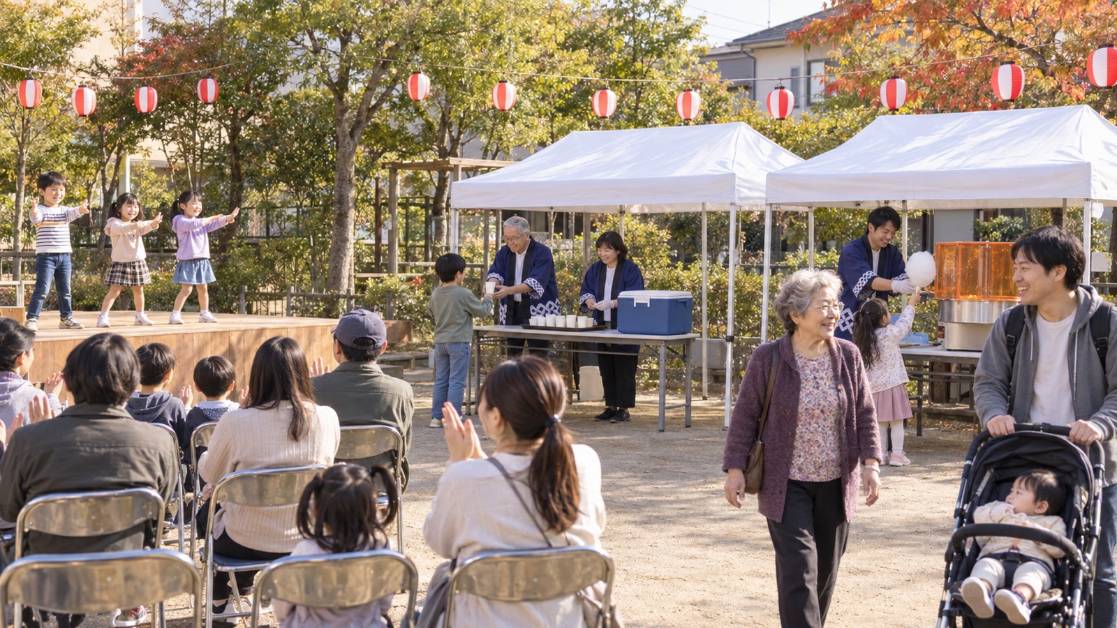 自治会・町内会のイベント企画｜手軽な順の実例15件と許可の段取り
