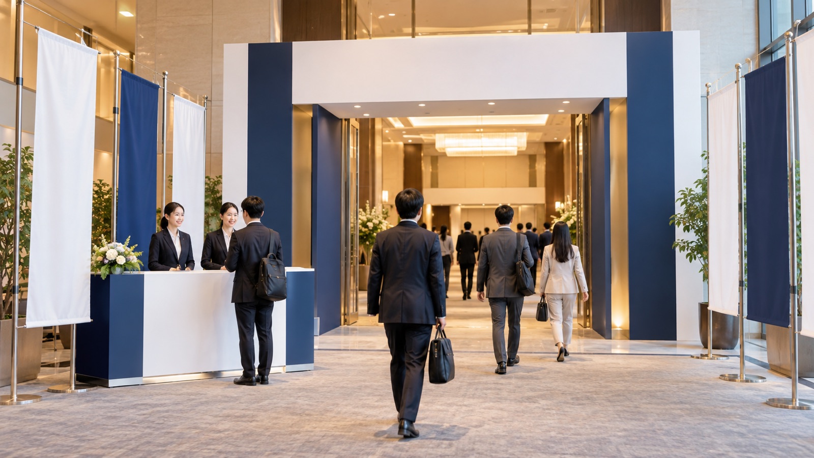 イベントの入口装飾は何を置く？ゲート・受付・サインの組み合わせ方