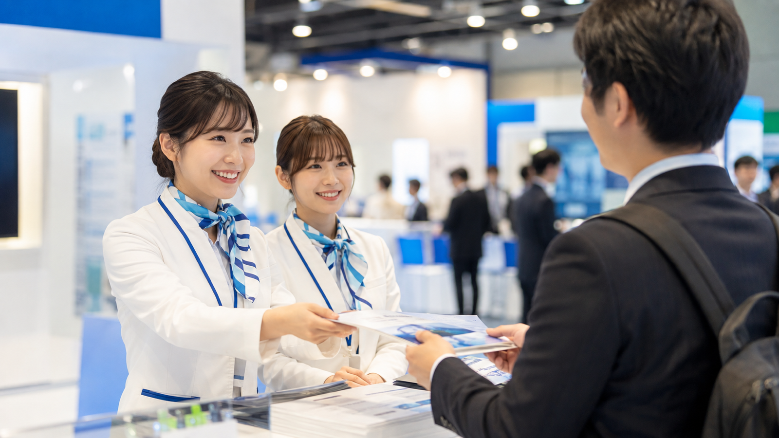 展示会のスタッフ派遣で頼める仕事は？人数の目安と依頼の流れ