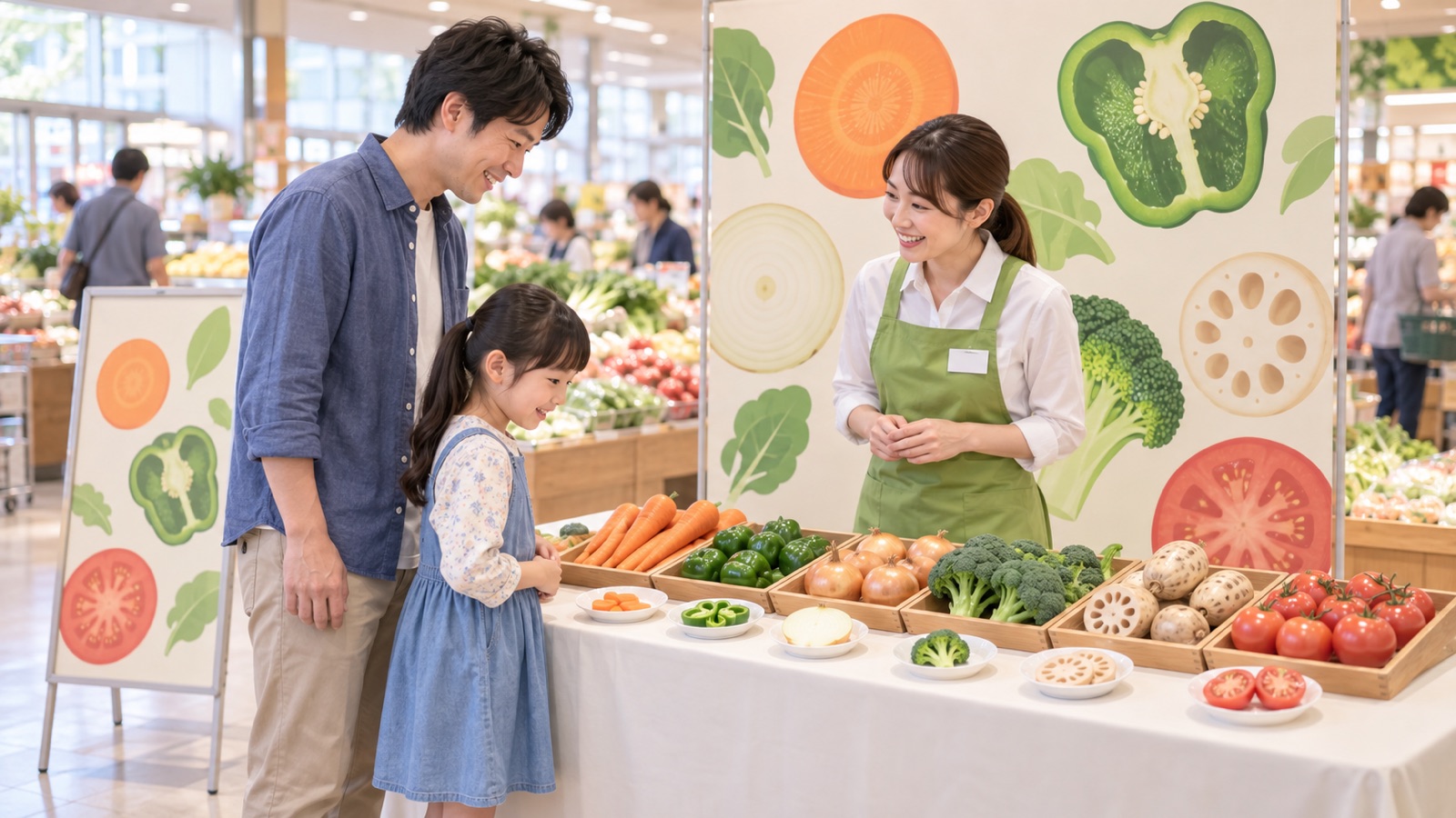食育イベントの企画｜スーパーやJAの実例21件と試食・料理体験の手続き