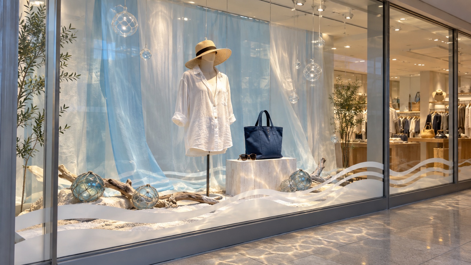 店舗の夏装飾・ディスプレイは6月から｜日差しと冷房に強い飾り方