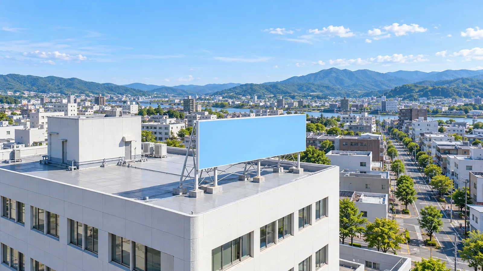 屋上看板と塔屋看板の違いは？許可・構造・防水で先に確かめること